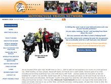 Tablet Screenshot of motorcycle-travel.net